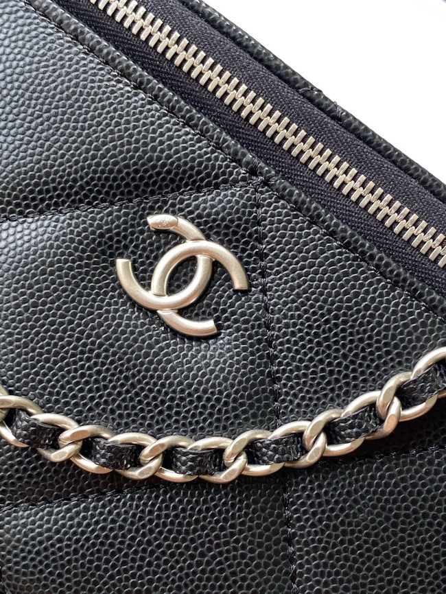 Chanel Long Vanity with chain AP4933 black
