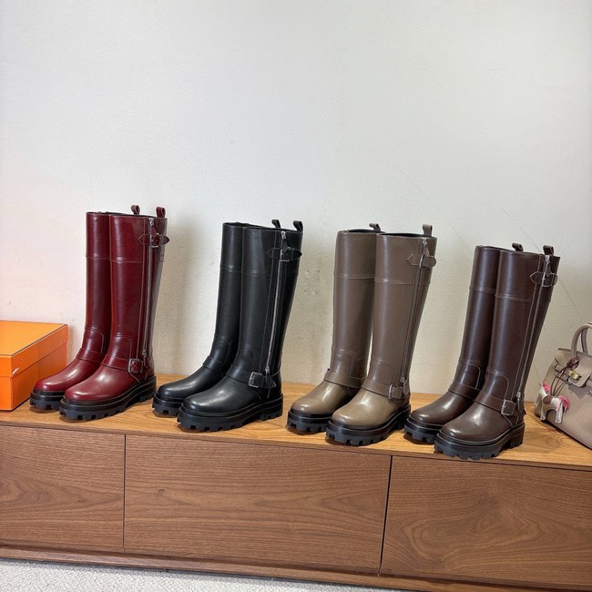 Hermes Calfskin High Boot 45108-4