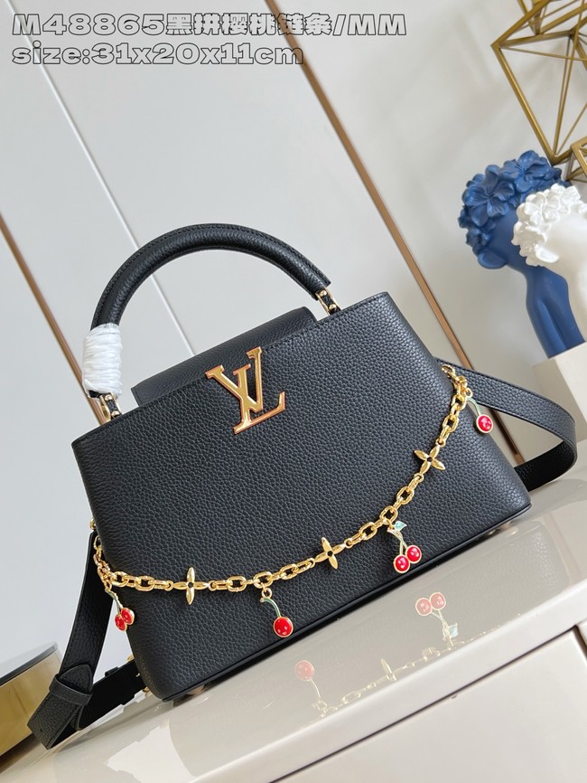 Louis Vuitton Capucines MM M14381 BLACK