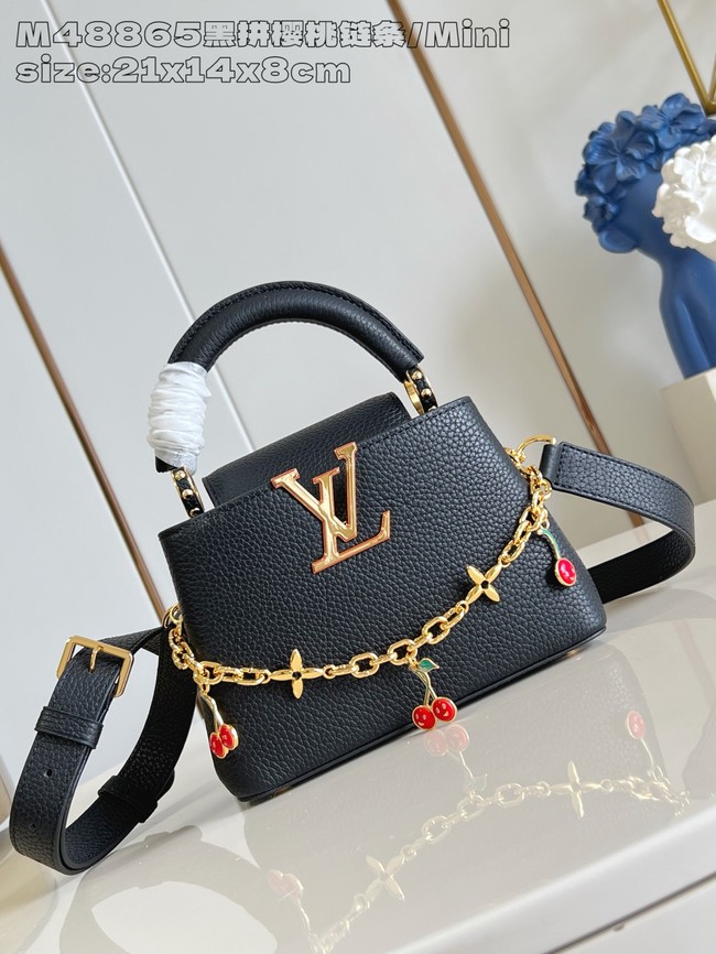 Louis Vuitton Capucines Mini M25406 BLACK