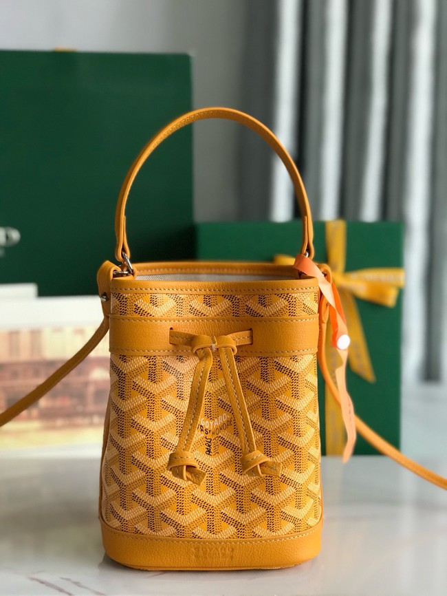 Goyard petit flot drawstring Bag MINI 20251 yellow