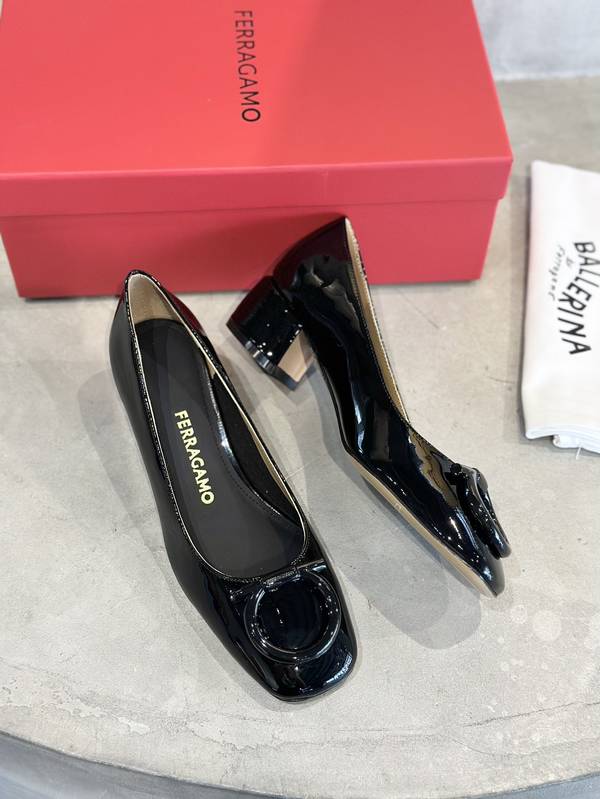 Ferragamo Shoes FMS00089 Heel 4CM
