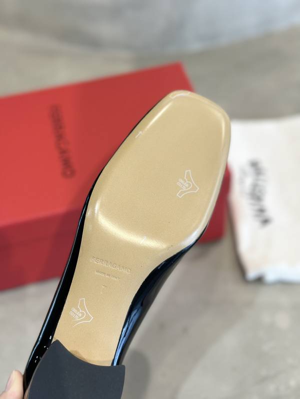 Ferragamo Shoes FMS00089 Heel 4CM