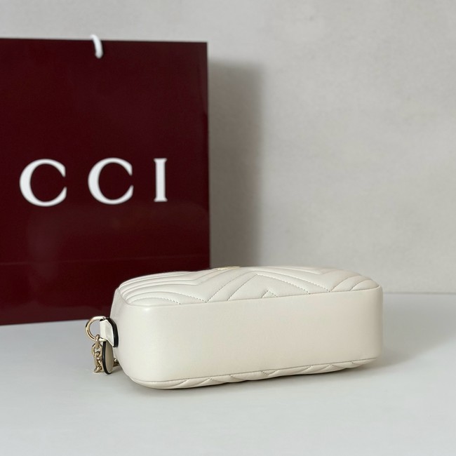Gucci GG Marmont small camera bag 855273 white