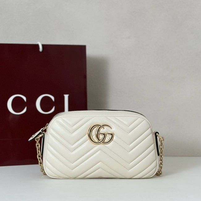 Gucci GG Marmont small camera bag 855273 white