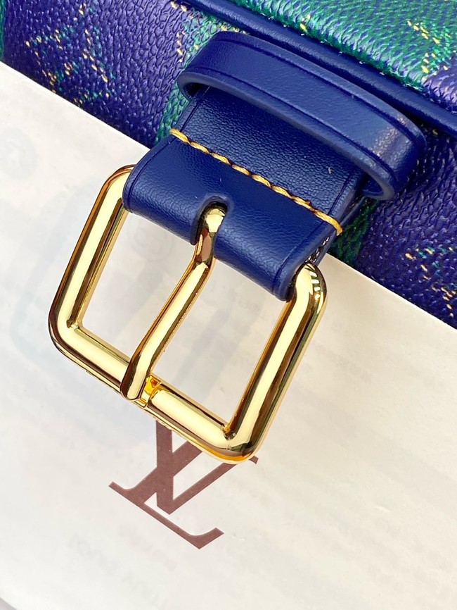 Louis Vuitton Locker Dopp Kit M25902 Blue Stripes