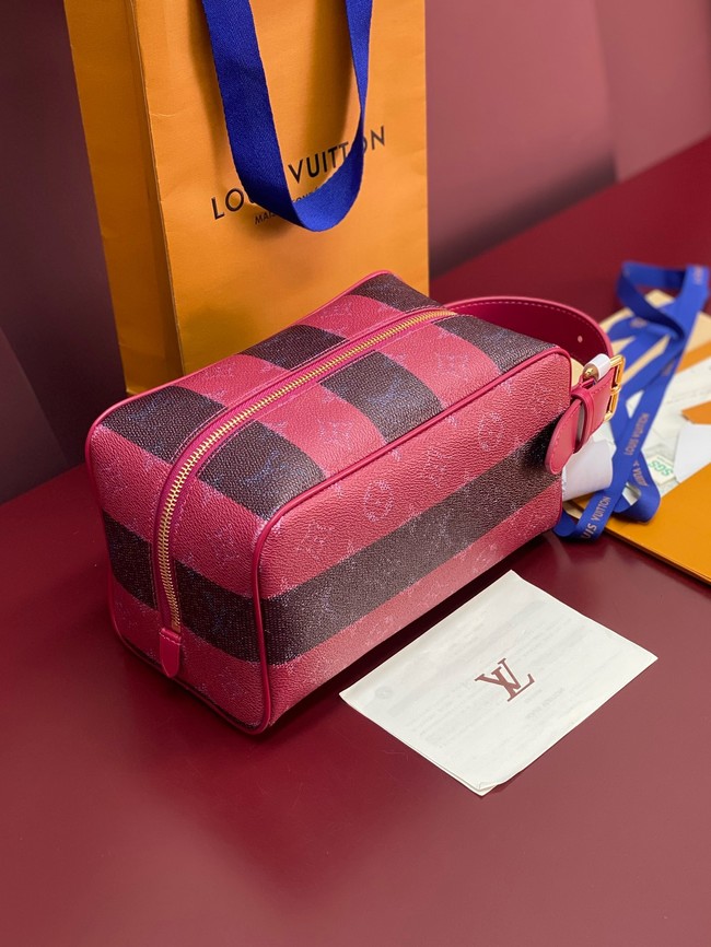 Louis Vuitton Locker Dopp Kit M25902 red