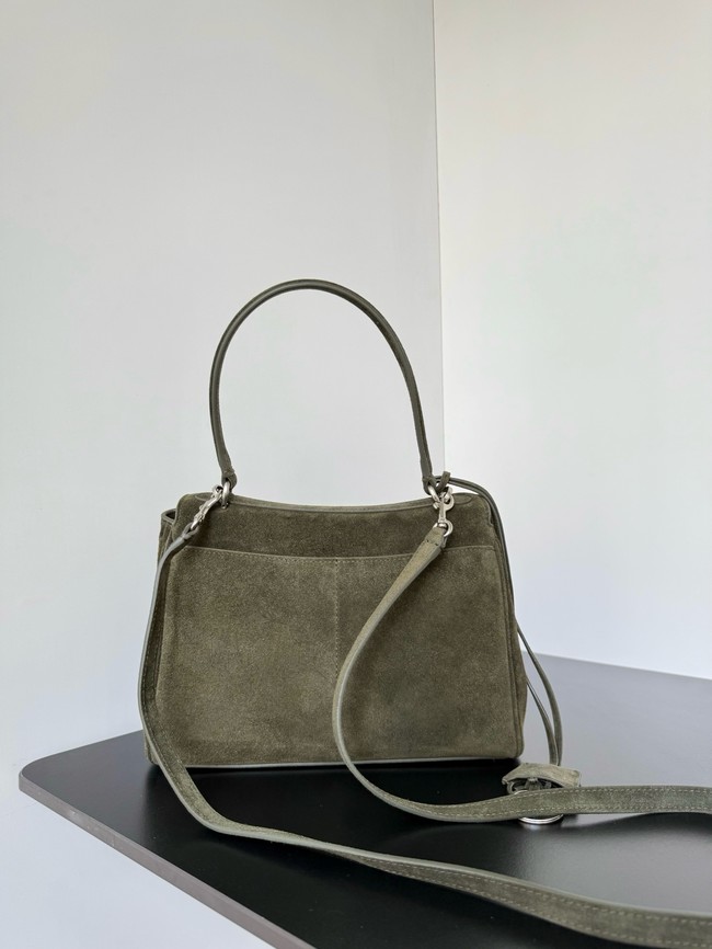 Balenciaga Rodeo Mini Handbag suede calfskin 795456 green