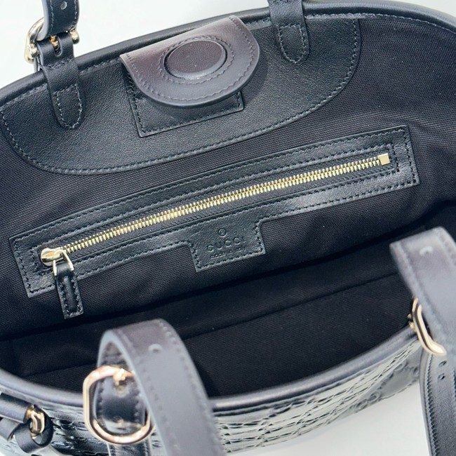 Gucci GG Emblem medium tote bag 847456 black