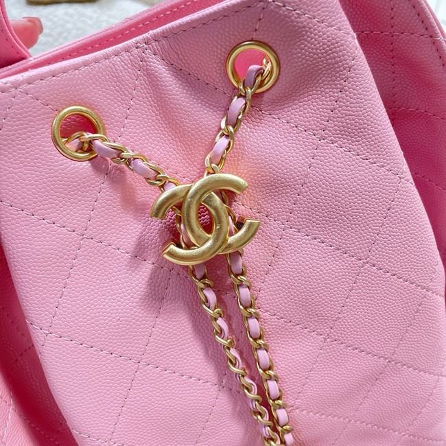 CHANEL 25 Medium Backpack AS5600 pink