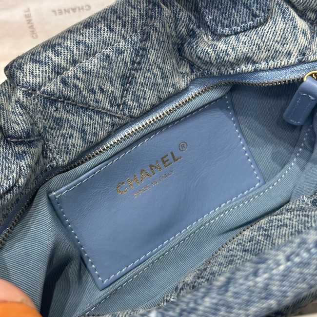 Chanel Denim Mini Bow Bag AS5849 blue