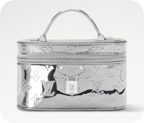 Louis Vuitton Vanity Chain Pouch M26097 Silver