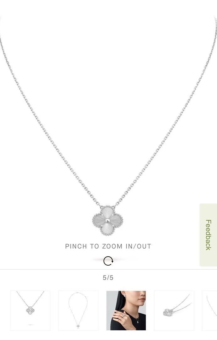 Van Cleef & Arpels necklace VCA5630 Silver