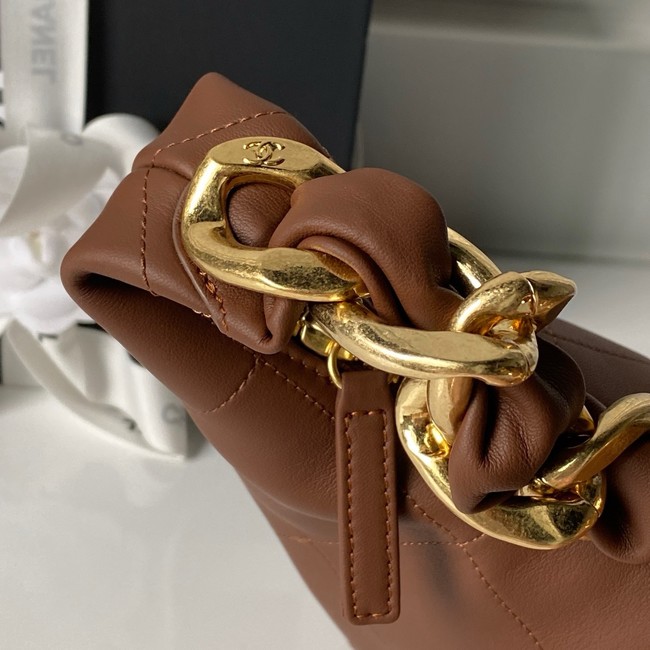 Chanel Hobo Handbag AS5837 tan