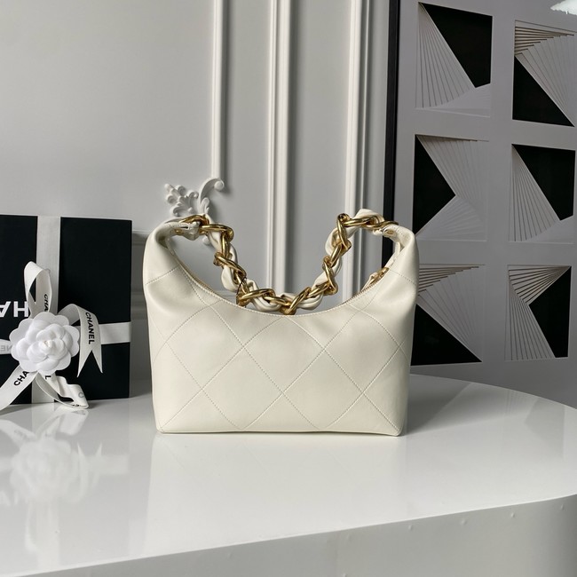 Chanel Hobo Handbag AS5837 white