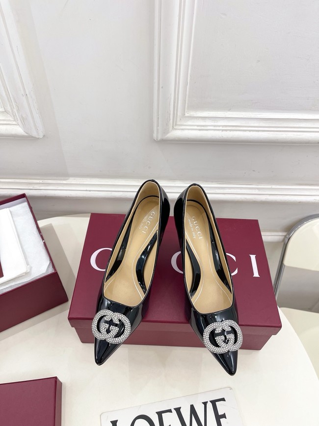 Gucci Womens pump with crystal Interlocking G 852995 -3