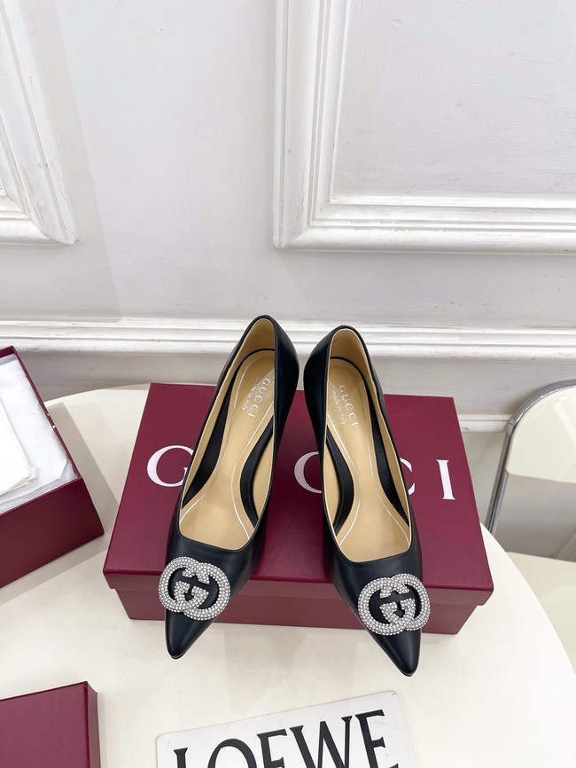 Gucci Womens pump with crystal Interlocking G 852995 -5