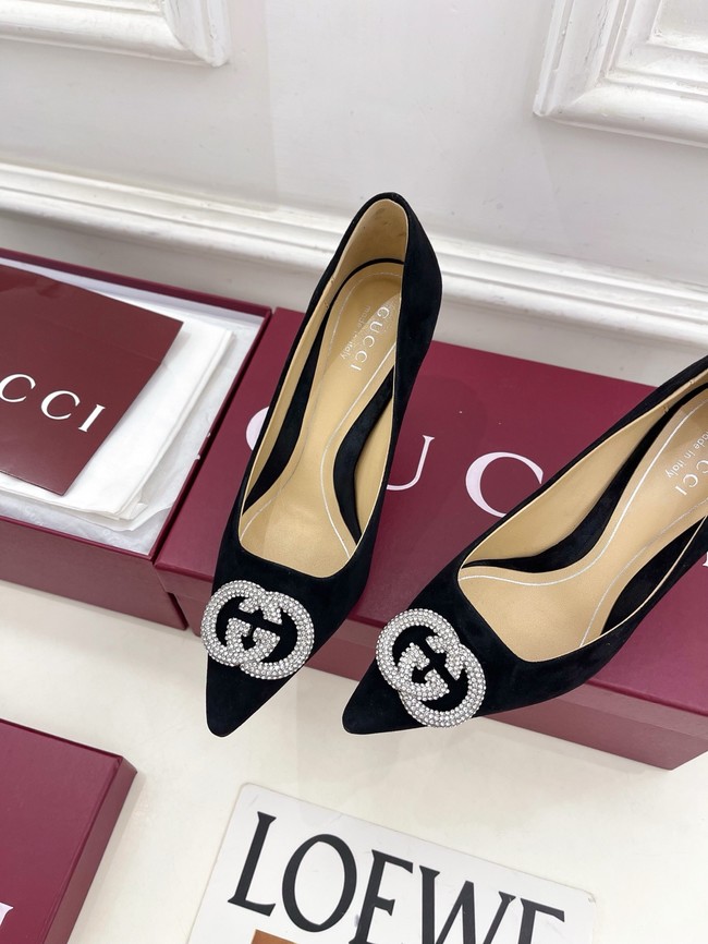 Gucci Womens pump with crystal Interlocking G 852995 -8