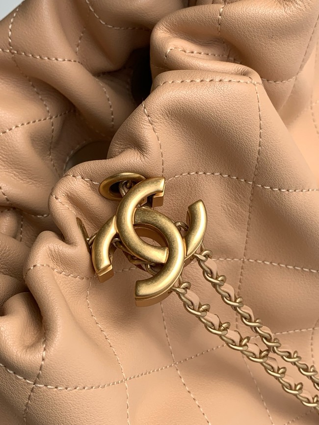 CHANEL Large Hobo Bag AS5967 Apricot