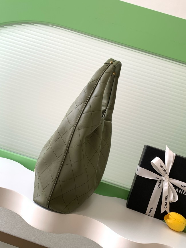 CHANEL Large Hobo Bag AS5967 green