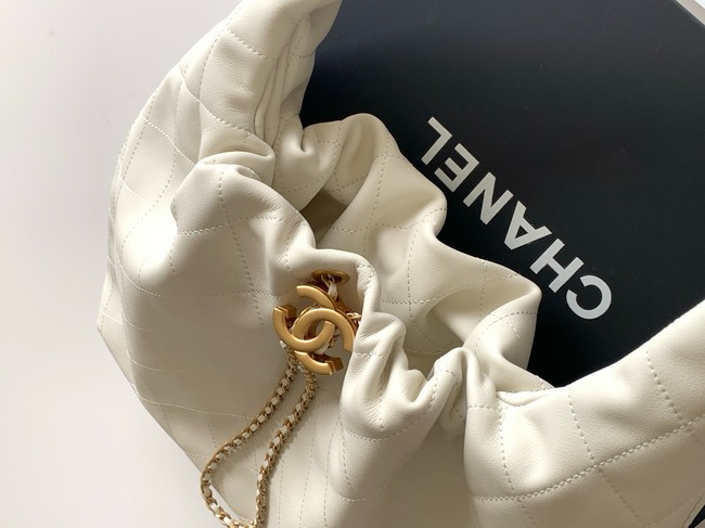 CHANEL Large Hobo Bag AS5967 white