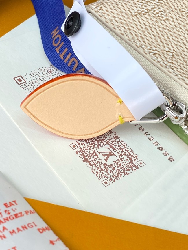Louis Vuitton NEW Key Pouch M M27109 Apricot