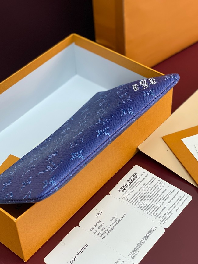 Louis Vuitton NEW Key Pouch M M27109 Ocean