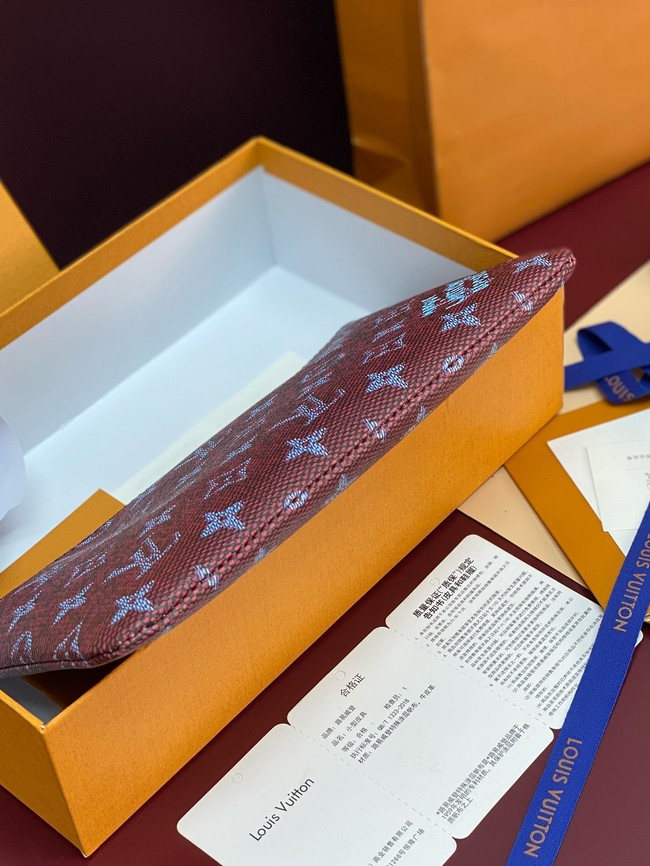 Louis Vuitton NEW Key Pouch M M27109 burgundy