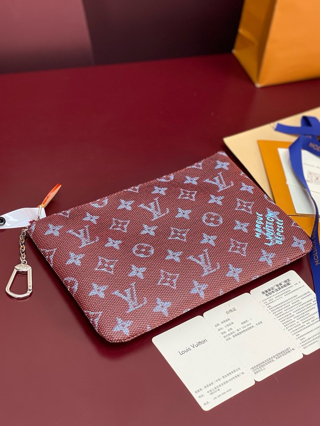 Louis Vuitton NEW Key Pouch M M27109 burgundy