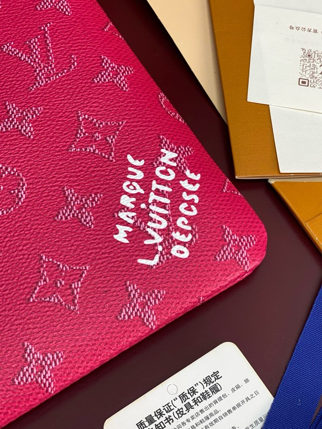 Louis Vuitton NEW Key Pouch M M27109 rose