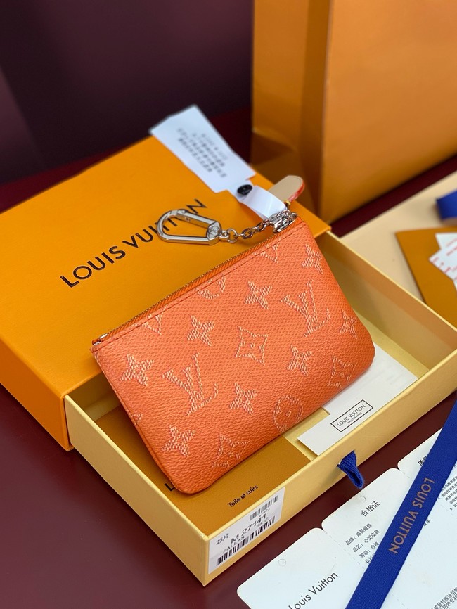 Louis Vuitton NEW Key Pouch S M27141 orange