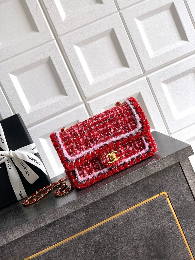 Chanel Mini Classic Handbag A69900 red