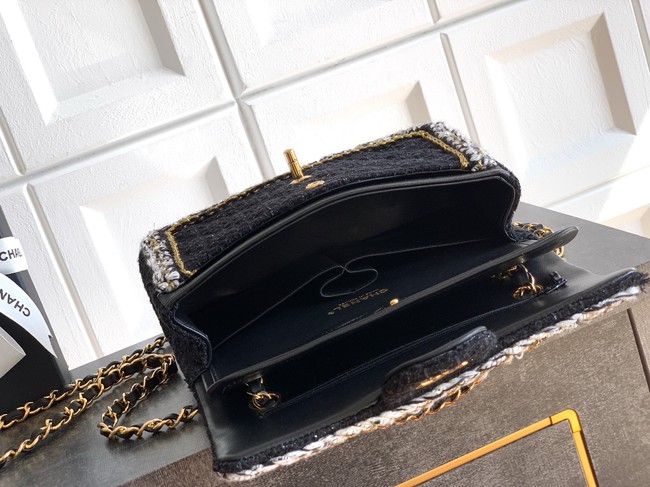 Chanel Small Classic Handbag A01113 black