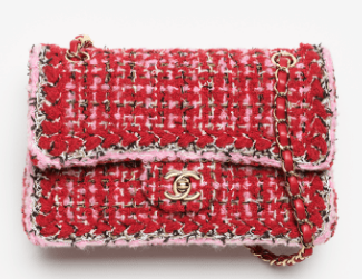 Chanel Small Classic Handbag A01113 red