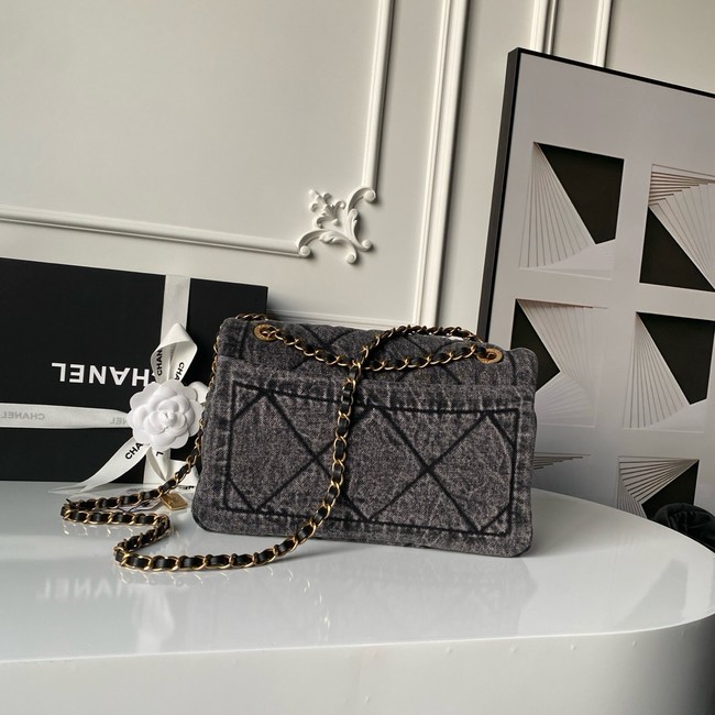 Chanel Maxi Flapbag AS5734 dark blue