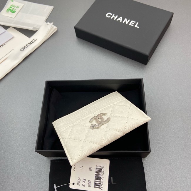 Chanel Classic Card Holder AP4814 Cream