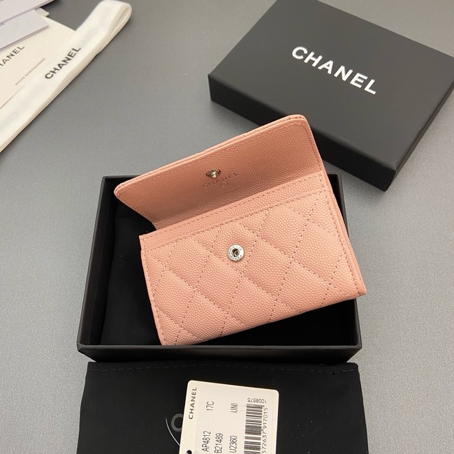 Chanel Flap Card Holder AP4812 pink