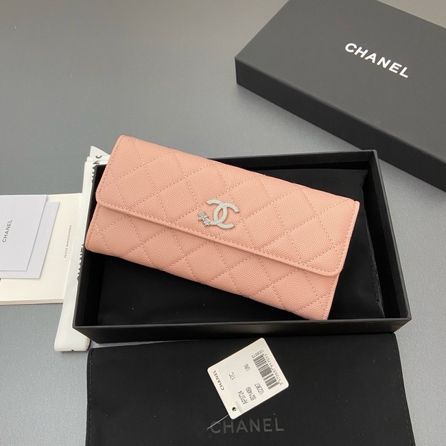 Chanel Long Flap Wallet AP3724 pink