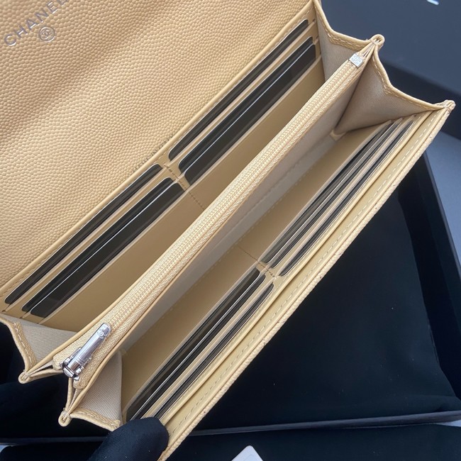 Chanel Long Flap Wallet AP3724 yellow