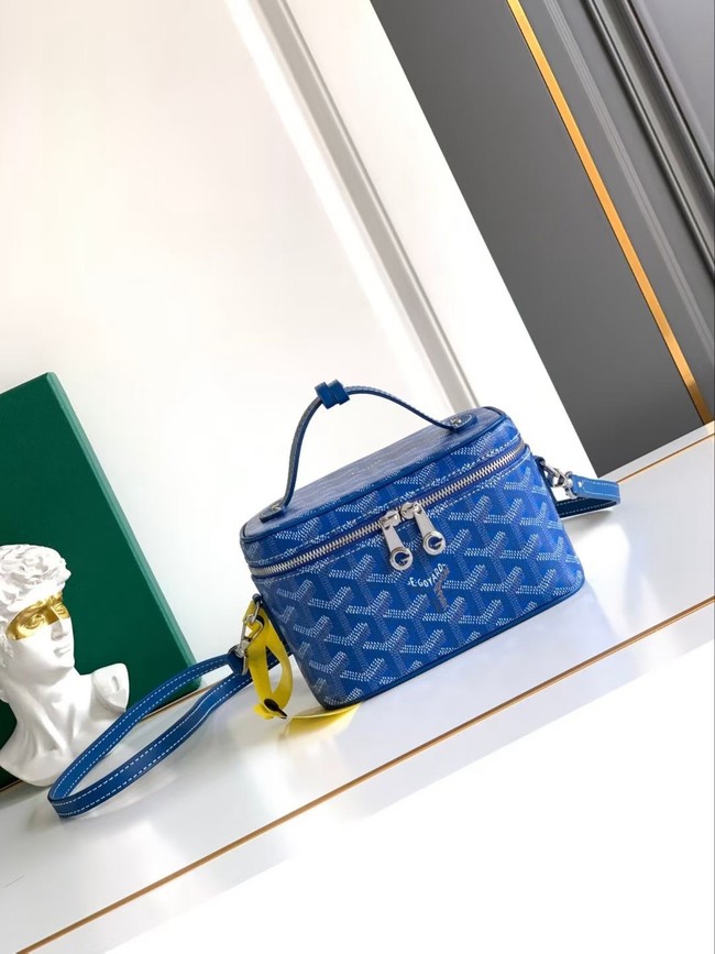 Goyard Muse mini Makeup pouch CL07P blue