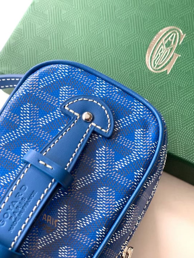 Goyard Muse mini Makeup pouch CL07P blue