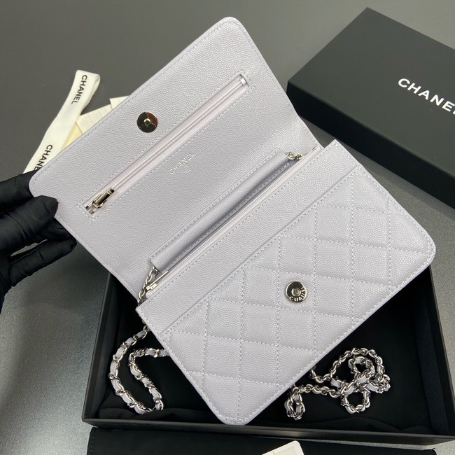 Chanel Wallet On Chain AP3723 light Purple