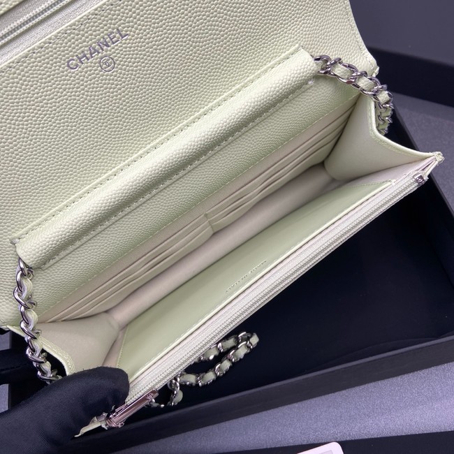 Chanel Wallet On Chain AP3723 light green