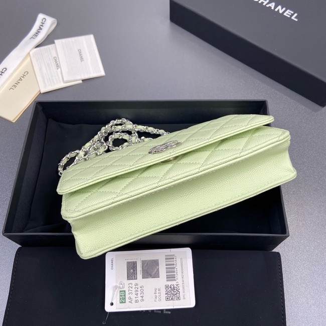 Chanel Wallet On Chain AP3723 light green