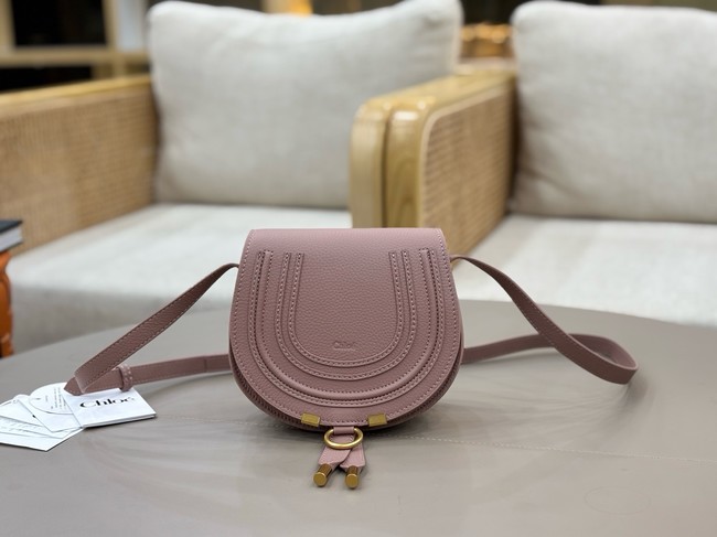 Chloe MARCIE small saddle bag 31053 pink