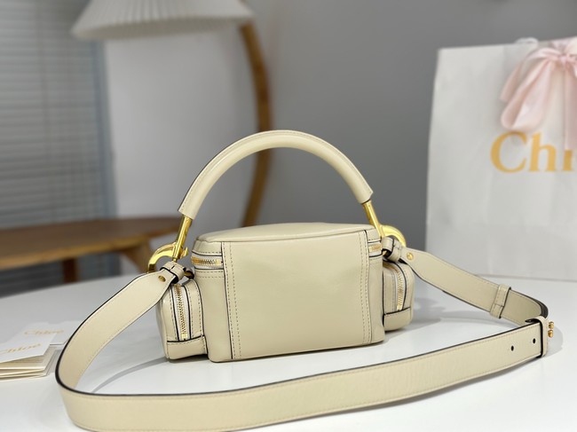 Chloe Soft leather bowling bag W0653 Cream