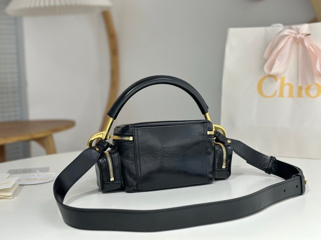 Chloe Soft leather bowling bag W0653 black