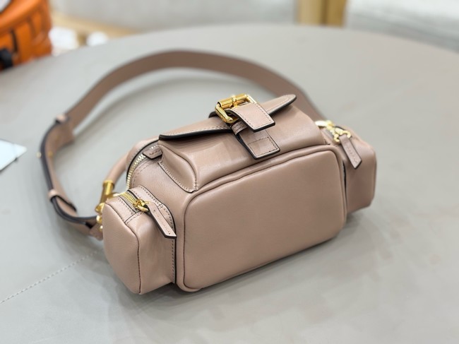 Chloe Soft leather bowling bag W0653 pink