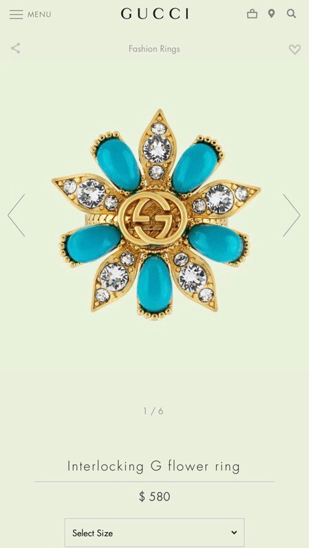 Gucci ring CE81778