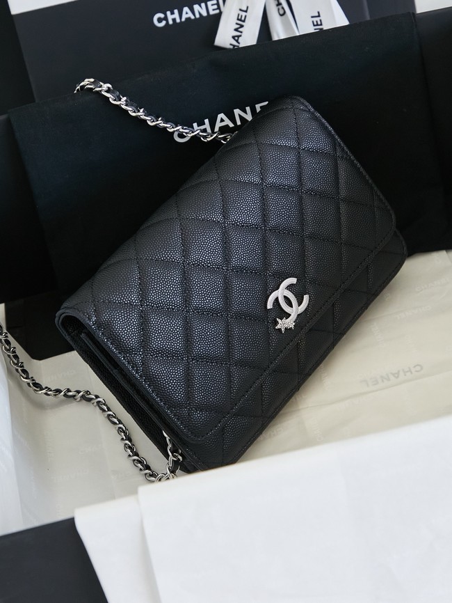 CHANEL Wallet On Chain AP3723 black